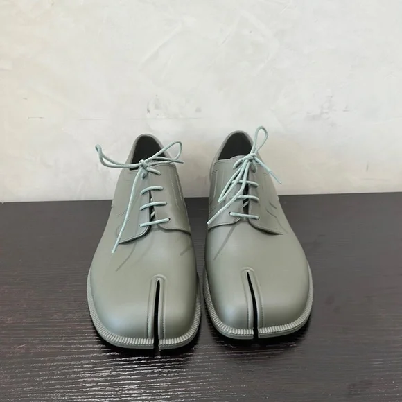 Maison Margiela Runway PVC Green Tabi Shoes! Maison Margiela Tabi Ballet Flat Pumps Shoes Green Size:35  main image 3